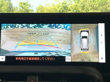 【パノラミックビューモニター】専用のカメラにより、上から見下ろしたような視点で360度クルマの周囲を確認することができます☆死角部分も確認しやすく、狭い場所での切り返しや駐車もスムーズに行えます。