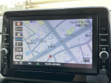 純正メモリーナビ付きです。フルセグTV視聴、Bluetooth接続といったオーディオ類も充実しています。9インチ画面で見やすくなっています。
