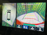 【全方位モニター用カメラ】専用のカメラにより、上から見下ろしたような視点で360度クルマの周囲を確認することができます☆死角部分も確認しやすく、狭い場所での切り返しや駐車もスムーズに行えます。