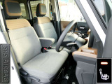 「かどまる四角」のデザインコンセプトのルークス!ヘッドレストまでも「かどまる四角」デザイン!運転席シートリフター(ラチェット式)で、座面の高さも調整ができます。シートヒーター付き!