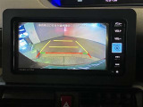 バックギアに入れると、このように後方が映し出されます!最終確認はご自身の目と耳で必ず行ってください!安全第一で!