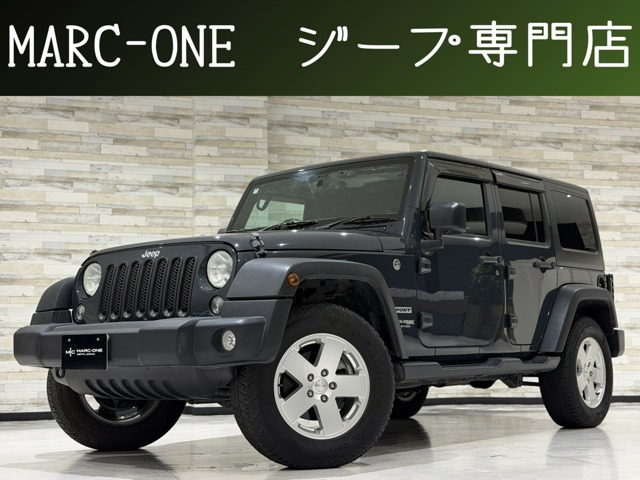 ラングラー アンリミテッド スポーツ 4WD 1年保証付/Stradaナビ/フルセグTV/サイド&