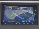 バックカメラはワイドカメラになっていますので、3種類の映像が選択可能です☆これはワイドビュー♪
