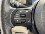 運転中もハンドルでの操作が可能です。特に高速道路等の目が離せない運転時には、便利さだけでなく、安全性も兼ね備えております。