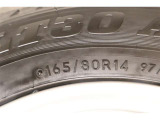 165/80R14    車両装着タイヤサイズです。 タイヤのご相談も石川トヨペットカローラにお任せください