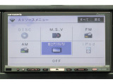 ナビゲーションのAV機能画面を表示しております。