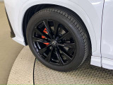 オレンジキャリパー(フロントLEXUSロゴ)装着でよりF SPORTらしい印象になっております。