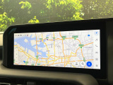 【12.3インチワイドナビ】高級感とインパクトのある大型ワイドナビを装備。各種オーディオ操作はもちろん、横長ワイド画面でのマップ2分割表示など、利便性も高いナビです♪