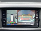 アラウンドビューモニター付です。上から丸見え、車庫入れも安心!