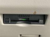 ETC車載器付きです。高速道路の料金所もスムーズに通過できます。