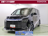 特徴ある独創的なフロントマスク。大きなガラス面で迫力あるリヤスタイルの【ヴォクシーHV】。メッキパーツが精悍なモデリスタフルエアロスタイルです。この車は車検整備付。当社試乗車として使用していた車です。