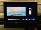バックでの車庫入れも安心です!リアカメラが付いているバックモニター付のナビを装備しております。バンパーについているソナーや、操作線もついており距離感も画面から確認できます。