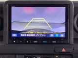 便利な3ビュー切り替え、ガイド線表示付きのバックカメラです。後退時、後方の視界をサポートします