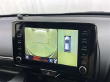【フロントカメラ】運転席に座った状態で死角になりやすいクルマの前の様子まで確認でき安全ですね♪