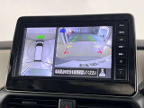 【全周囲カメラ】車両周囲の障害物の位置をモニターでチェックすることができます☆運転中や駐車時などの周囲の安全をサポートしてくれます☆