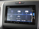 ナビゲーションは純正メモリーナビ(VXM-185VFi)を装着しております。AM、FM、CD、DVD再生、Bluetooth、音楽録音再生、フルセグTVがご使用いただけます。