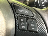 【クルーズコントロール】高速道路もラクラク走行。アクセルを離しても一定速度で走行ができ、長距離運転時の負担を軽減!加速・減速も簡単なスイッチ操作で調整できます。