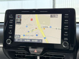 【ナビ画面】主に地図を表示し、目的地へのルート案内や渋滞情報などを表示するために使われます。