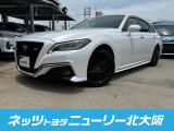 ご覧いただきありがとうございます♪【クラウン】入荷しました。フルレザーのシートは高級感があります!今や必須のドラレコは前後についています★