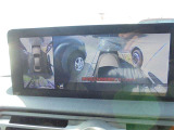 ☆両サイドビューです!左右両サイドに設置されたカメラからの映像を表示し、車両側方の安全確認や狭い小路での接触回避などの操作を補助するモードです。