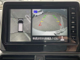 アラウンドビューモニターです☆車の前後左右にカメラがついており駐車時には上から車を見たような画面が見れますので、4方向の状況を確認することができる便利な機能です☆