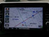 9インチの大画面だから地図が大きく見えます。インテリジェント アラウンドビューモニターも大きく表示します。