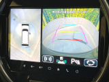 【全方位モニター用カメラ】専用のカメラにより、上から見下ろしたような視点で360度クルマの周囲を確認することができます☆死角部分も確認しやすく、狭い場所での切り返しや駐車もスムーズに行えます。