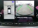 アラウンドビューモニター。空の上から見下ろすような視点でスムース駐車。