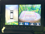 【全方位モニター用カメラ】専用のカメラにより、上から見下ろしたような視点で360度クルマの周囲を確認することができます☆死角部分も確認しやすく、狭い場所での切り返しや駐車もスムーズに行えます。