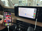 『Apple CarPlay/Android Auto』接続機能の一例として「YAHOOカーナビ」を表示した画面です。