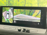 【アラウンドビューモニター】専用のカメラにより、上から見下ろしたような視点で360度クルマの周囲を確認することができます☆死角部分も確認しやすく、狭い場所での切り返しや駐車もスムーズに行えます。