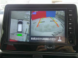 【アラウンドビューモニター】空から見下ろした映像がナビ画面にて確認可能です。駐車もラクラクですよ♪