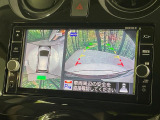 【アラウンドビューモニター】専用のカメラにより、上から見下ろしたような視点で360度クルマの周囲を確認することができます☆死角部分も確認しやすく、狭い場所での切り返しや駐車もスムーズに行えます。