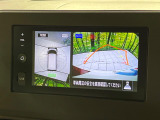 【アラウンドビューモニター】専用のカメラにより、上から見下ろしたような視点で360度クルマの周囲を確認することができます☆死角部分も確認しやすく、狭い場所での切り返しや駐車もスムーズに行えます。