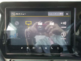 オーディオメニューです。フルセグTV・CD・DVDの視聴が可能です。