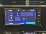Bluetooth対応、CD再生機能付き。お好きな音楽を聴きながらのドライブは楽しいですよね〜♪