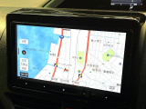 【大画面ナビ】人気の大型9インチナビを装備。存在感のある大画面はインパクト大!ナビ利用時のマップ表示は見やすく、テレビやDVDは臨場感がアップ!いつものドライブがグッと楽しくなります♪