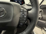 レーダークルーズコントロール(全車速追従機能付)付きです。車速に応じて追従支援してくれるので、ロングドライブも快適です。