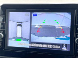 【アラウンドビューモニター】専用のカメラにより、上から見下ろしたような視点で360度クルマの周囲を確認することができます☆縦列駐車や幅寄せ時に活躍してくれます♪