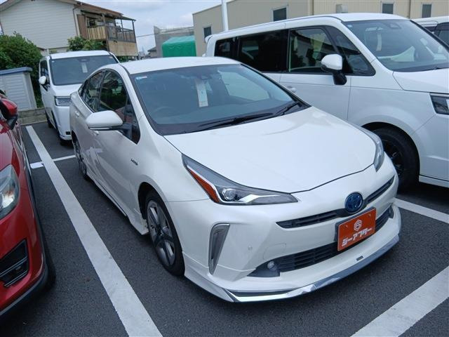 プリウス 1.8 S ツーリングセレクション モデリスタフルエアロ 純正9型ナビ