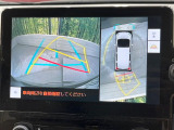 【パノラミックビューモニター】専用のカメラにより、上から見下ろしたような視点で360度クルマの周囲を確認することができます☆縦列駐車や幅寄せ時に活躍してくれます♪
