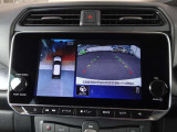 アラウンドビュー☆空から見下ろすような視点で、スムーズな駐車と安全確認をサポート!運転の心強い味方になってくれます♪