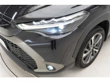 LEDヘッドライトです。デザイン性がよくとても明るいので、夜間の走行や悪天候でも安心です。しかも長寿命!