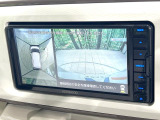 【パノラマモニター】専用のカメラにより、上から見下ろしたような視点で360度クルマの周囲を確認することができます☆死角部分も確認しやすく、狭い場所での切り返しや駐車もスムーズに行えます。