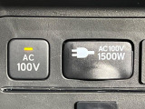 【1500Wアクセサリーコンセント】消費電力1500Wまでの家電が使えます。キャンプやスポーツ・アウトドアでのアクティビティはもちろん、災害・停電の際に大活躍♪