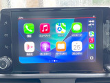 ●Apple Car Play:スマホとの有線接続で、ナビ・オーディオ再生などスマホのアプリ機能が画面でも使える便利機能です!
