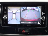 【アラウンドビューモニター】空から見下ろしているような視点で周囲を確認できます。スムースな駐車をサポートします♪