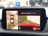 【360&deg;ビューモニター】専用のカメラにより、上から見下ろしたような視点で360度クルマの周囲を確認することができます☆死角部分も確認しやすく、狭い場所での切り返しや駐車もスムーズに行えます。