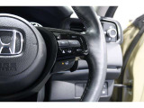 Hondaセンシングの機能のひとつ、アダプティブクルーズコントロール付!アクセルから足を離しても設定したスピードと前車との車間を保ち走行してくれます!車線維持もアシスト☆高速道路で疲労軽減ですね☆