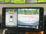 【パノラマモニター】専用のカメラにより、上から見下ろしたような視点で360度クルマの周囲を確認することができます☆死角部分も確認しやすく、狭い場所での切り返しや駐車もスムーズに行えます。